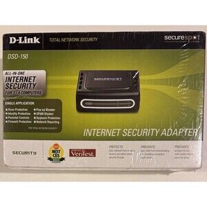 NEW D-LINK Internet Adapter DSD-150 Secure Spot Security Firewall